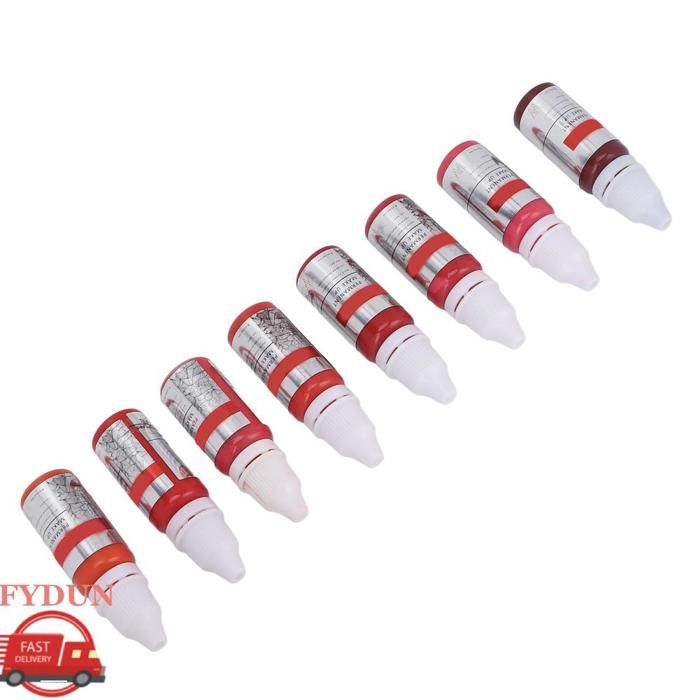 Lot De 300 Godets à Encre Pour Tatouage + 2 Supports - Rouge - Neuf Sous Emballage