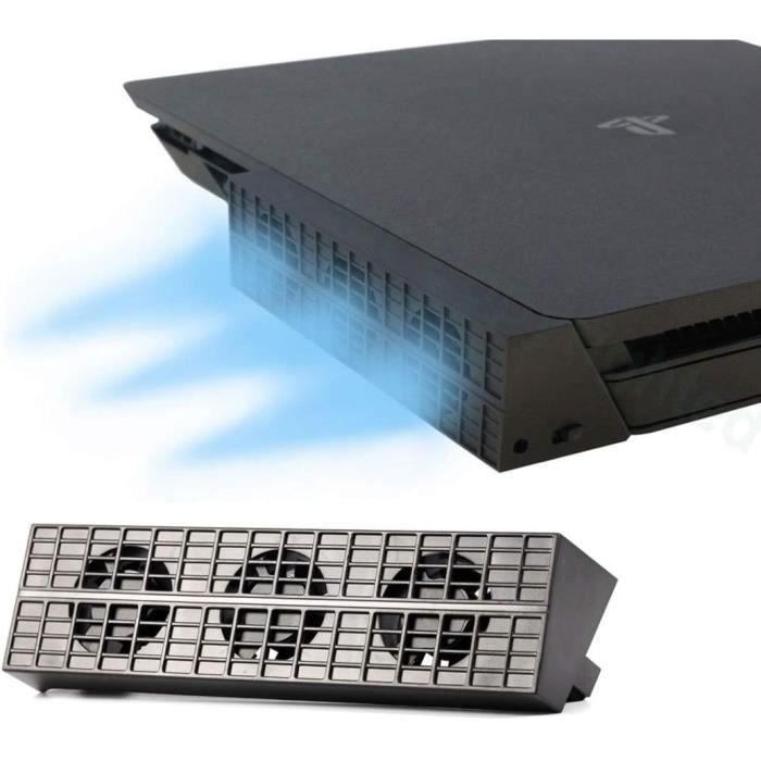 Ventilateur De Refroidissement Pour PS4 Pro - 5 Ventilateurs USB Avec Contrôle Température Turbo | Refroidisseur Externe Vertical/horizontal - 7