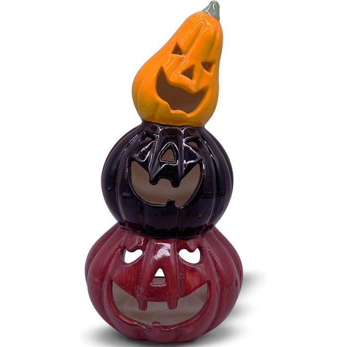 HBWHNIU 3 Pièces Citrouille de Décoration, Citrouille en Résine, Décoration Halloween Citrouille, Décoration d'automne, DéCoration de la Maison