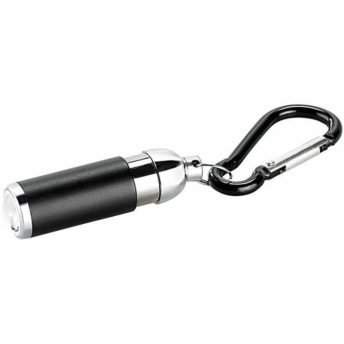 Lampe torche - PEARL - Mini avec porte-clés - LED focalisable - Compacte - Économique Lampe torche - PEARL - Mini avec porte-clés - LED focalisable - Compacte - Économique