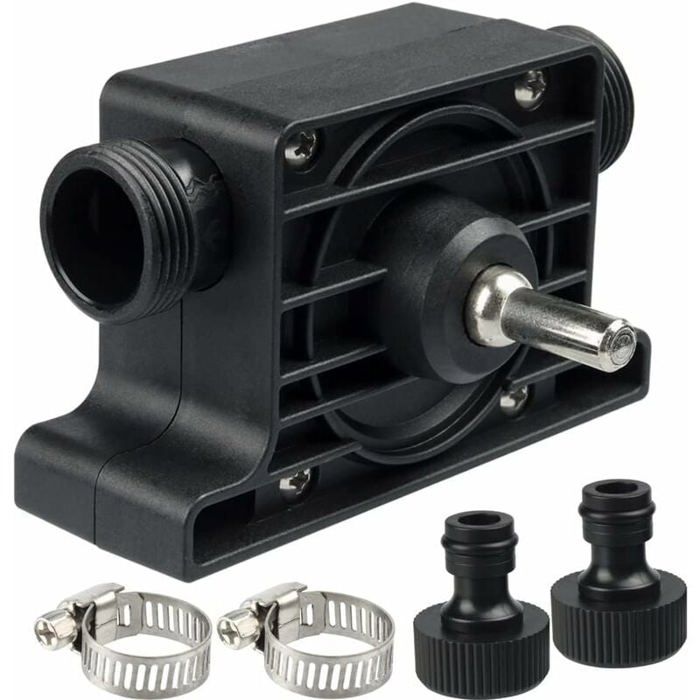 Pompe Eau Huile pour Perceuse Mini Portable Aquarium Étang Vidange Débit Élevé Jardin