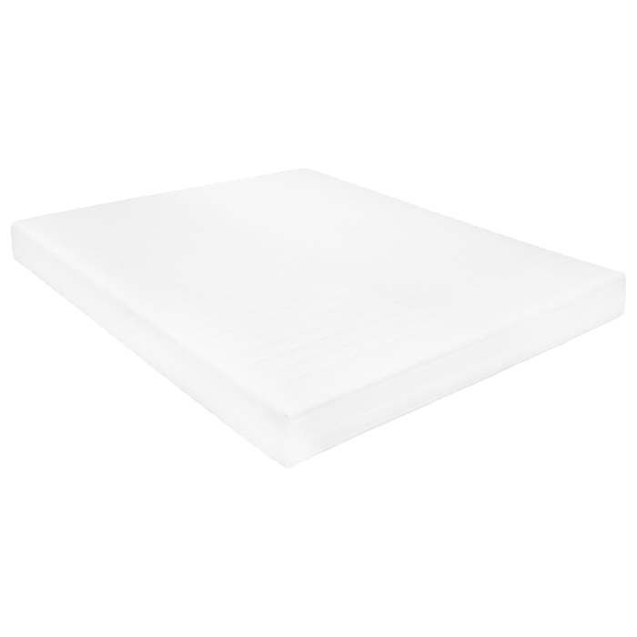 BEST-HOME Meuble de lit - UU - Matelas 140x200 cm 7 zones Mousse PU 16 cm H2 H3 HH15862