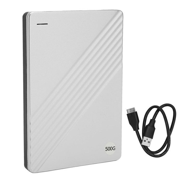 Disque Dur Externe 2To 2.5 Pouces USB 3.1 - Portable Étanché Anti-Choc Pour PC, Mac, TV - Noir