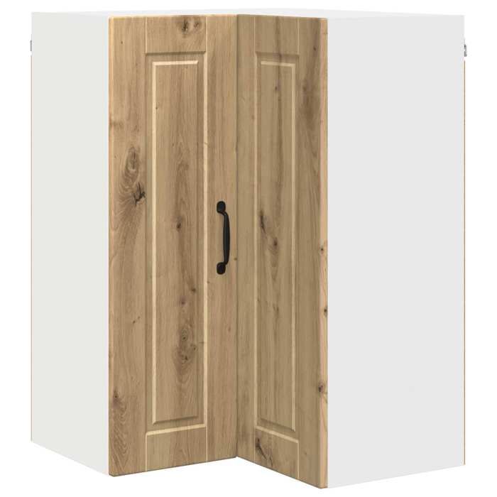 Sarazyj®Buffet de Cuisine KENNETH - Armoire Bas/Colonne/ Armoire de cuisine - avec étagère Chêne artisanal 57x57x80cm - 797237
