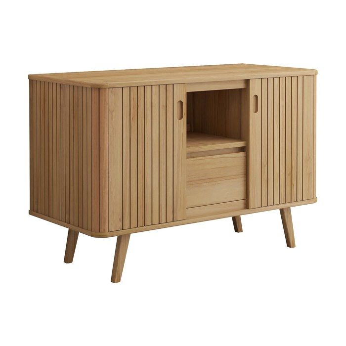 Meuble sous vasque sur pieds en teck - 120 cm - WAMENA