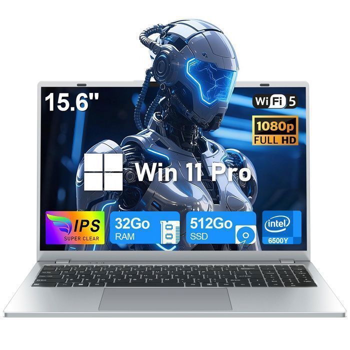 PC portable - 15.6" FHD - Intel Pentium Gold 6500Y (2C/4T) - 32 Go RAM ...