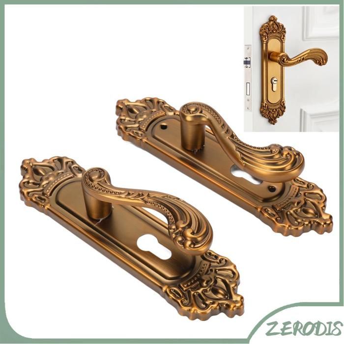 Poignée de porte dentrée serrure à levier de porte dentrée avec clés ensemble de pênes dormants de porte extérieure pour