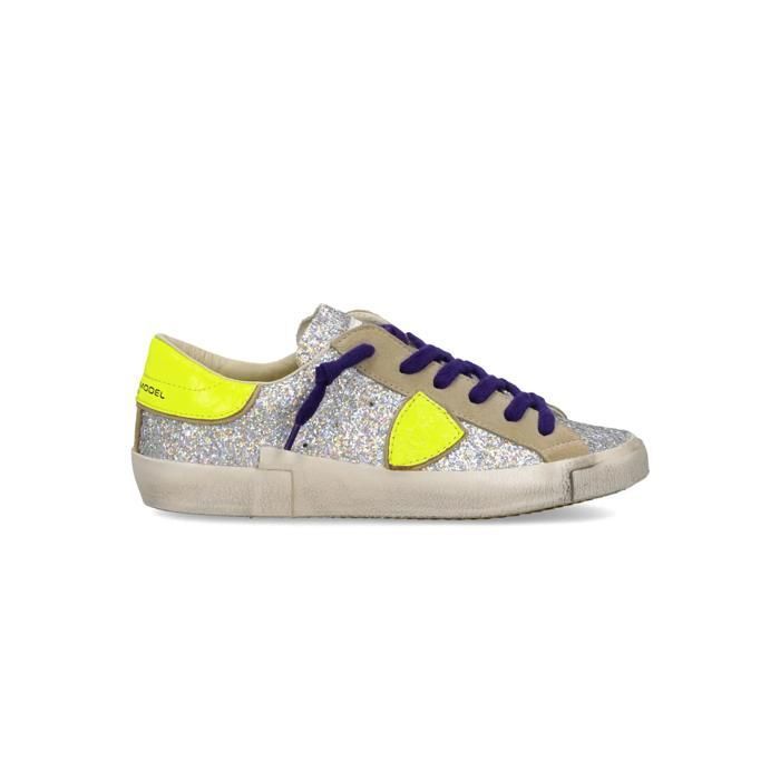 Baskets femme Philippe Model PRSX - argent