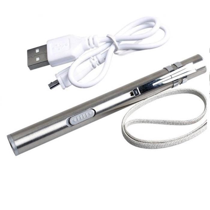 Lampe Torche Stylo lampe de poche led Light portable mini flash lumière clé  chaîne imperméable Pen Mini Portable lampe de poc[m1811] - Cdiscount  Bricolage