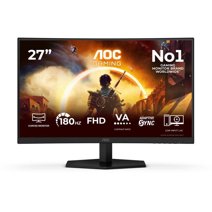 AOC G4 27 IPS FHD 180Hz écran plat de PC 68 6 cm 27 1920 x 1080 pixels Full HD LCD Neuf - vue 5