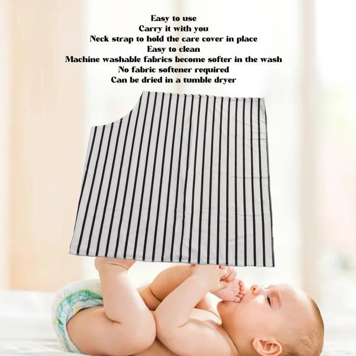 Cape D'allaitement 2 Pièces - Couverture 360° Douce Et Respirante Pour Allaiter En Public