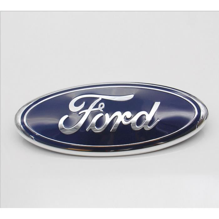 Badge de voiture - Ford - F150 F250 - Logo en aluminium - Base en ABS - 23cm x 9cm