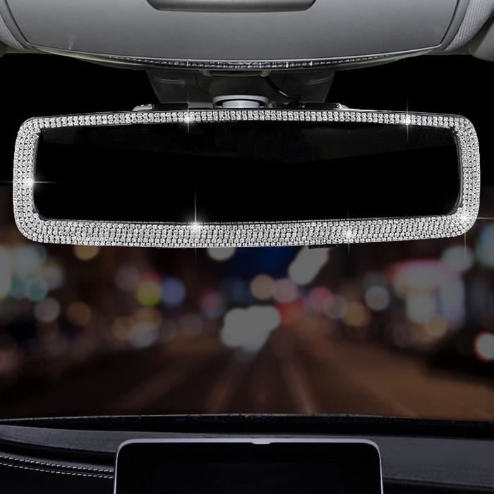 Rétroviseurs Intérieurs - Rétroviseur Voiture Strass Bling Diamants Femme