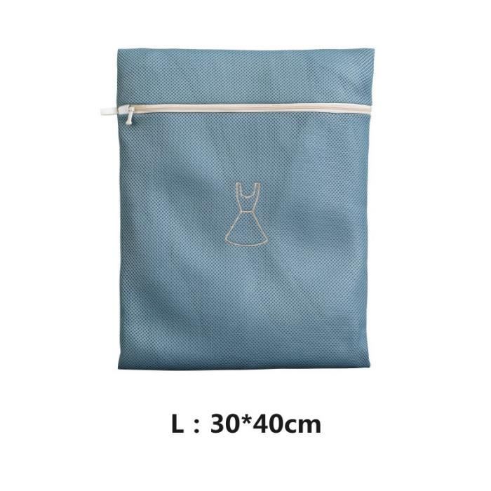 2 Filets Linge Machine 30x40cm - Fermeture Éclair Cachée, Protection Vêtements Fragiles
