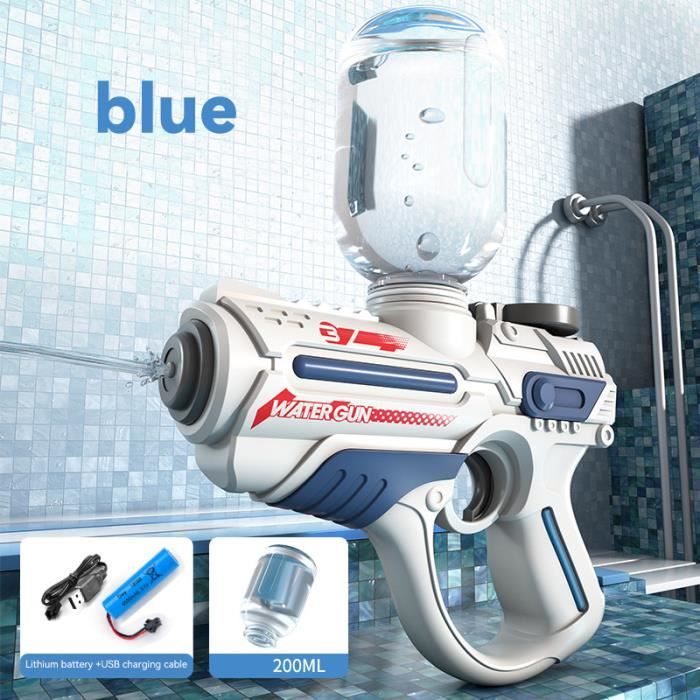Pistolets à eau électriques pour adultes, puissants jets d'eau automatiques pour l'été, jouet de plage extérieur pour enfants
