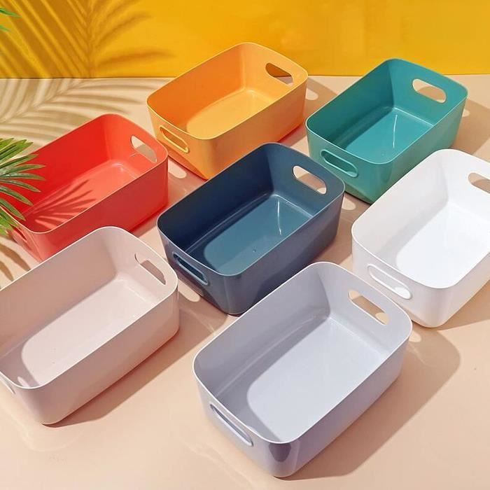 Lot De 10 Boîtes De Rangement Pliables - 6 Couleurs, Dimensions 25x16x10 Cm, Idéales Pour Toute La Maison