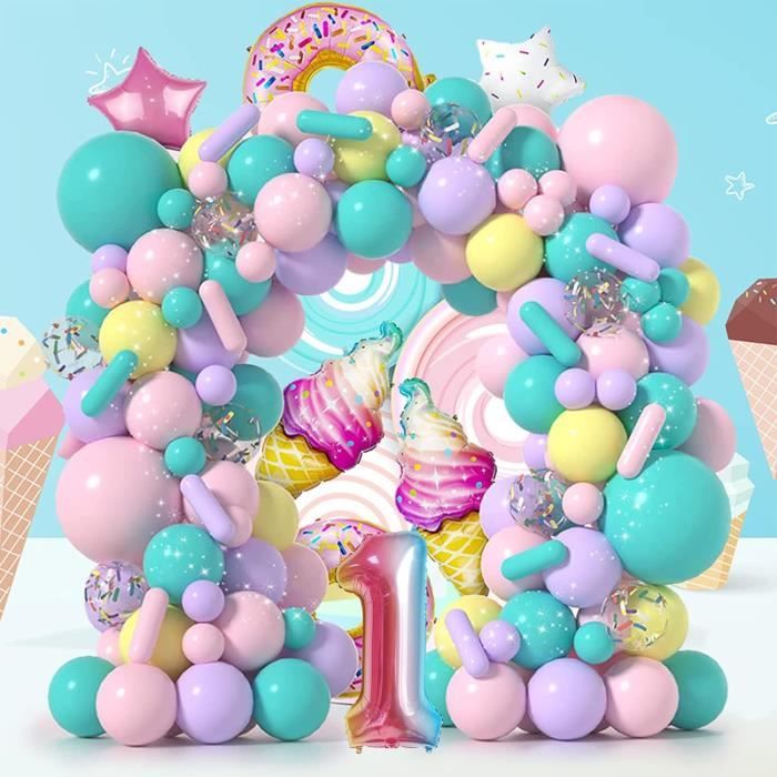 Decoration Anniversaire 1 An Fille, Ballon Anniversaire 1 An, Deco