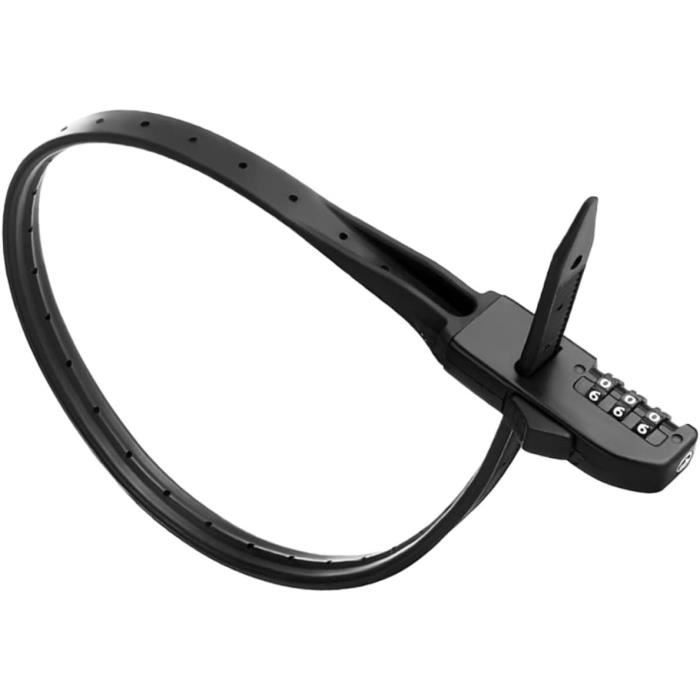 Serrure - barillet,serrure de vélo avec câble antivol, 0.89m, en acier