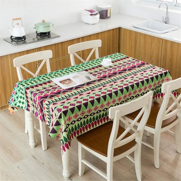 Nappe De Table Rectangulaire Bohême Style Exotique, Anti Tache ...
