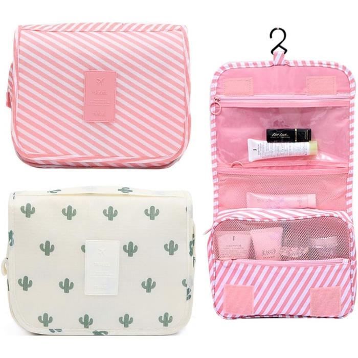 1 Pcs Trousse de Toilette de Voyage,Trousse Maquillage,Trousse de Toilette à Suspendre