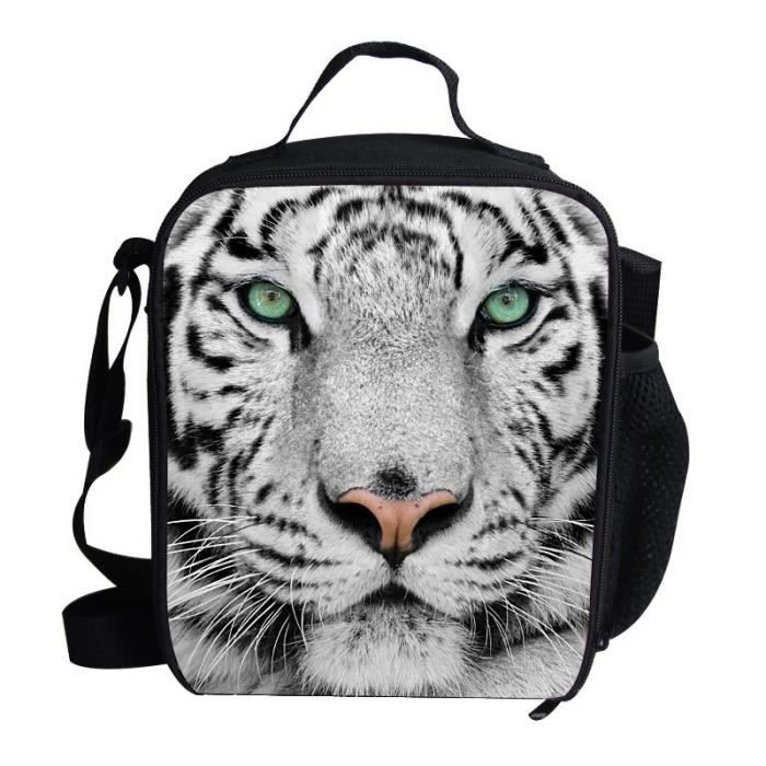 Tigre Blanc Imprimer Dejeuner Sac Animal Thermique Glaciere Sac Isotherme Cdiscount Puericulture Eveil Bebe