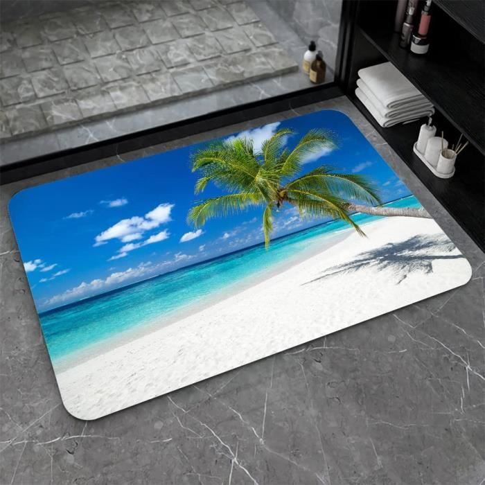 Tapis De Séchage Pour Évier - Terre De Diatomées - Gris Foncé - 40x10 Cm - Absorbant Et Antidérapant - Maison