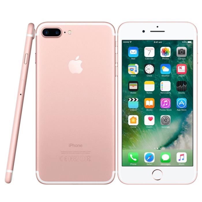 (Rose)pour Apple iPhone 7 PLUS 32GB (écouteur+chargeur ...