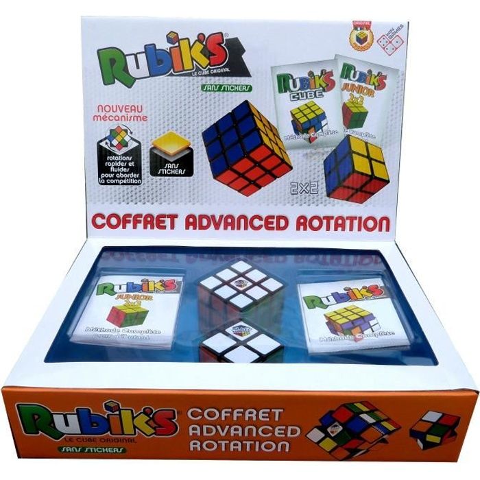 Rubik's Cube Coffret Duo 3x3 2x2 original casse-tête multicouleur 