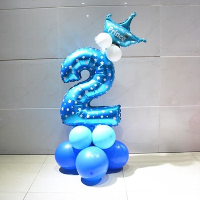 Laphil Ballon Pour Anniversaire 2 Ans Ballons A Confetti En Latex Bleu Rose 10 Pieces Pour Garcon Fil Modele 9 Hypdqqb Cdiscount Maison