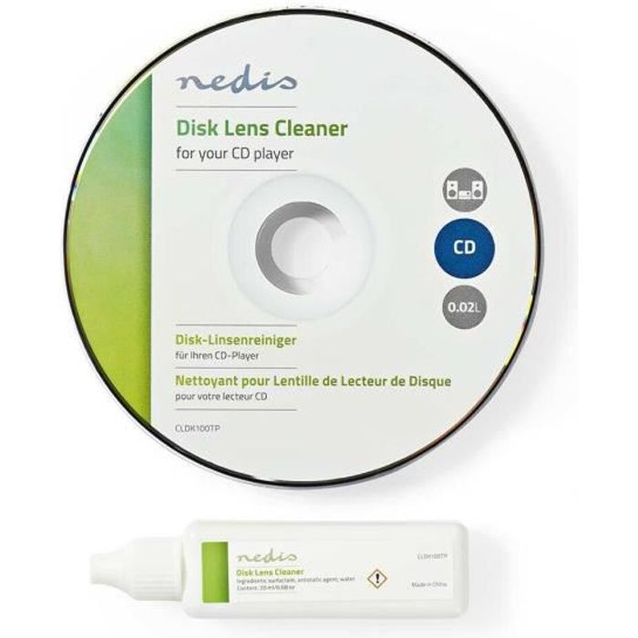 KIT DISQUE DVD CD NETTOYAGE NETTOYANT LECTEUR CD DVD BLU RAY LENTILLE OPTIQUE Cdiscount