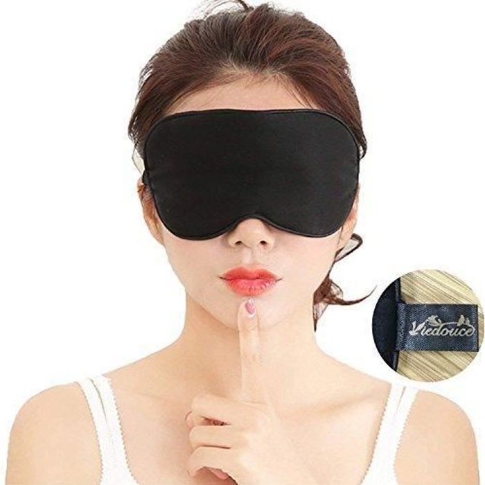 Masque de Sommeil, Masque de Nuit Soie, 100 Soie Naturelle Occultant