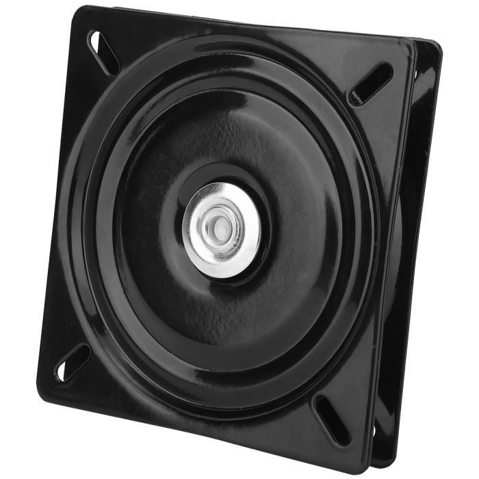 Base Pivotante Siège Bateau 360° - Plaque Montage 7 Pouces Acier Inoxydable Revêtu EDC | Rotation Silencieuse Marine