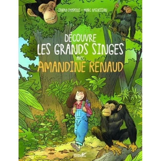 Decouvre Les Grands Singes Avec Amandine Renaud Cdiscount Librairie