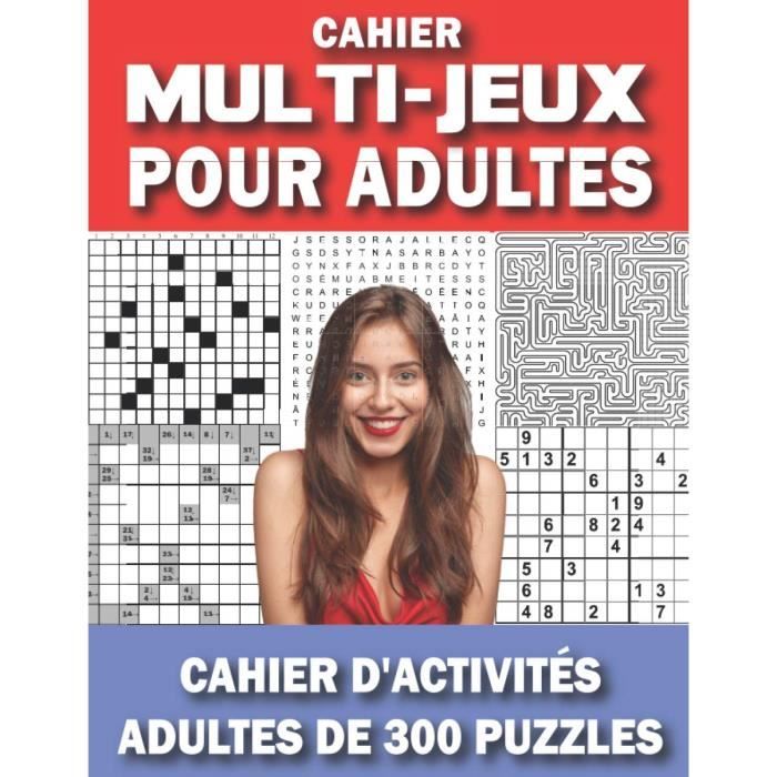 Grand Livre D'activités Pour Adultes Jeux Diabolique - Mots Croisé