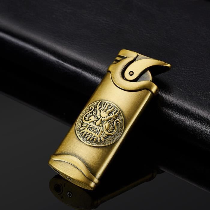 Briquet à cigare au gaz Butane coupe vent à Jet Direct multifonction