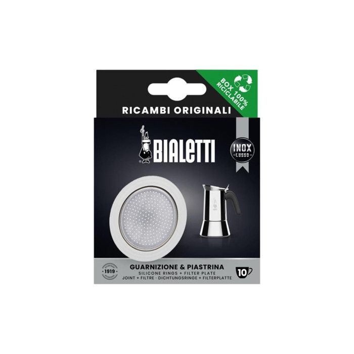 Kit joint + filtre 10 tasses BIALETTI Compatible BB4405401 Accessoire cafetière Machine à café