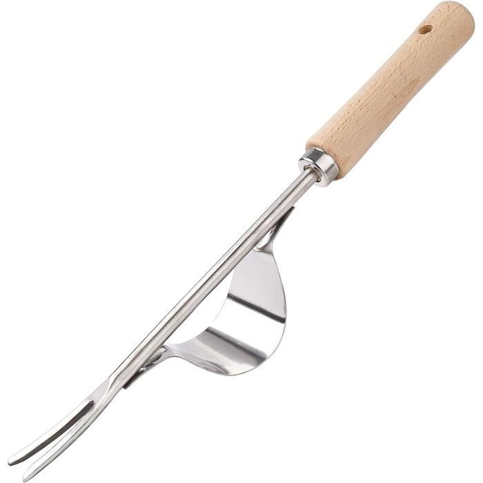 Désherbeur Manuel Garden Outil De Désherbage En Acier Inoxydable Avec Poigne Bois Outil De Jardinage Pour Dsherber Votre Jardin 32cm De Long 1 Pice 65084605