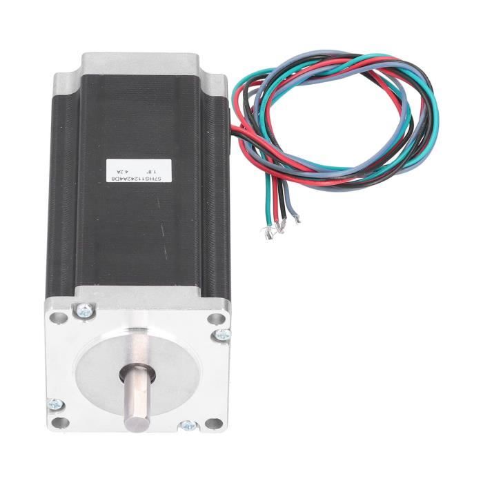 Moteur Pas à Pas 3N.cm 800 TR/Min KLFEXVP 57HS11242B4D8 Double Arbre - 24V 4.2A Pour CNC