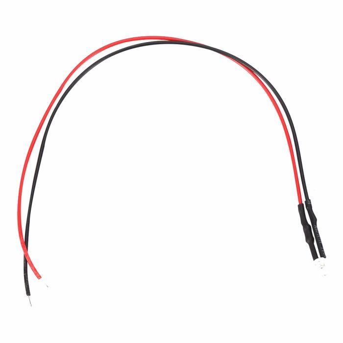 LED Câblées 5mm 12V 10 Pièces - Multicolores Clignotantes Rouge Jaune Bleu Vert Blanc Pour Projets Électroniques