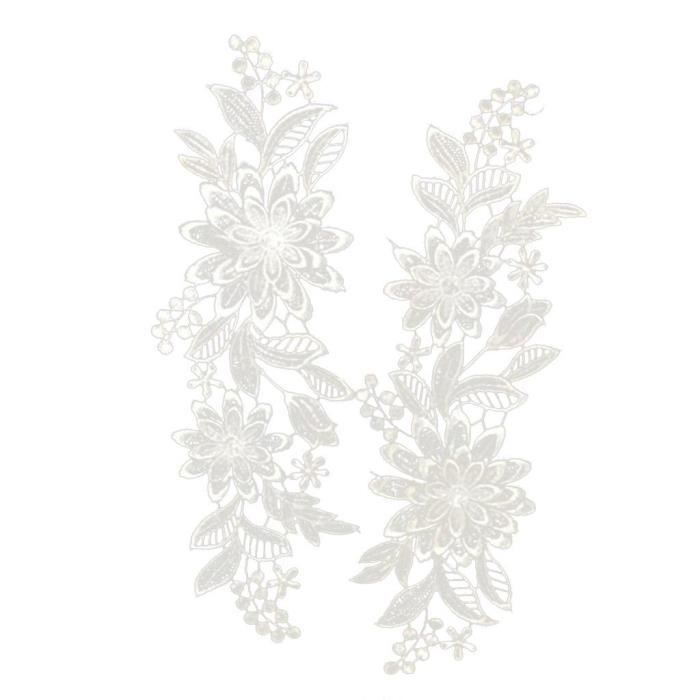 1PC Rouge Rose Fleur Patch Brodé Applique à Coudre Accessoire pour