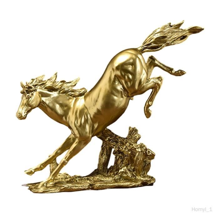 Homoyoyo Tirelire Cheval Feng Shui En Résine – Sculpture Décorative De Comptage De Pièces, 31,5 Cm, Cadeau Enfant