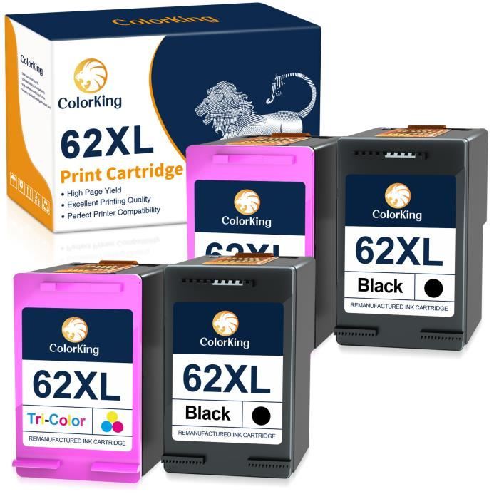 Cartuccia Ricarica HP 62 XL Nero Per Envy 5540, 5544, 5545, 5640 E Altri Modelli