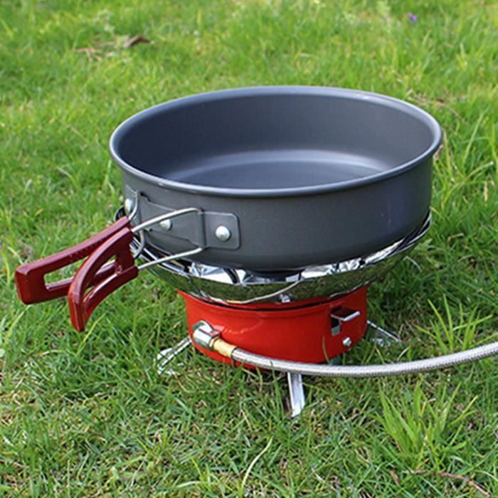 Brûleur Portable à Gaz Camping Coupe-Vent TaNeHaKi - Réchaud Puissant 21000W Pour Randonnée