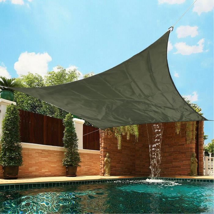 Auvent De Trampoline – Protection Solaire Et Pluie – Tissu Oxford + Polyester, Lavable, Pliable – Tailles 6/8/10/12 Pieds