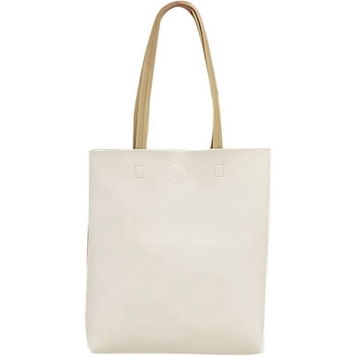 ASFINS Lot 2 Mini Tote Bag Toile Citron Jaune – 22x22 Cm – Sacs Courses Écologiques Lavables