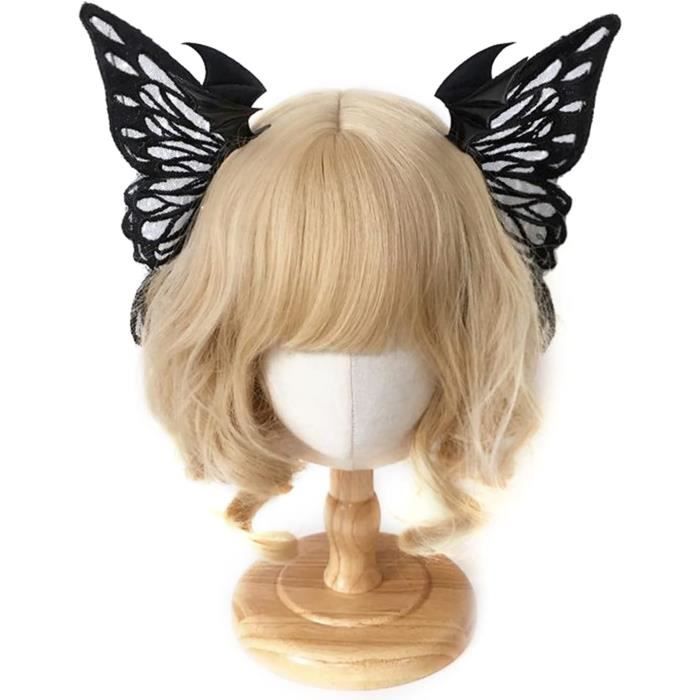 2 PIÈCES AILES De Diable Ailes De Chauve-Souris Pinces À Cheveux