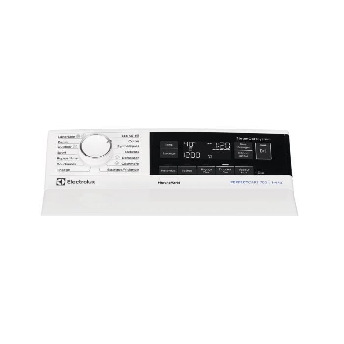 Lave linge top Electrolux EW7T1368HC Blanc - Electrolux