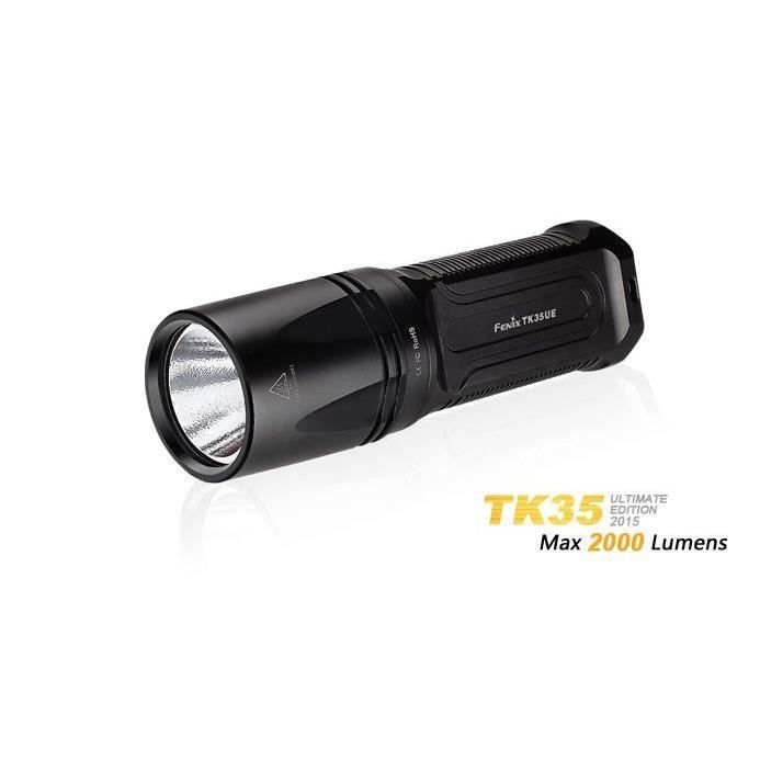 Lampe torche - FENIX - TK35 UE - 2000 lumens - Rechargeable - Étanche jusquà 2m