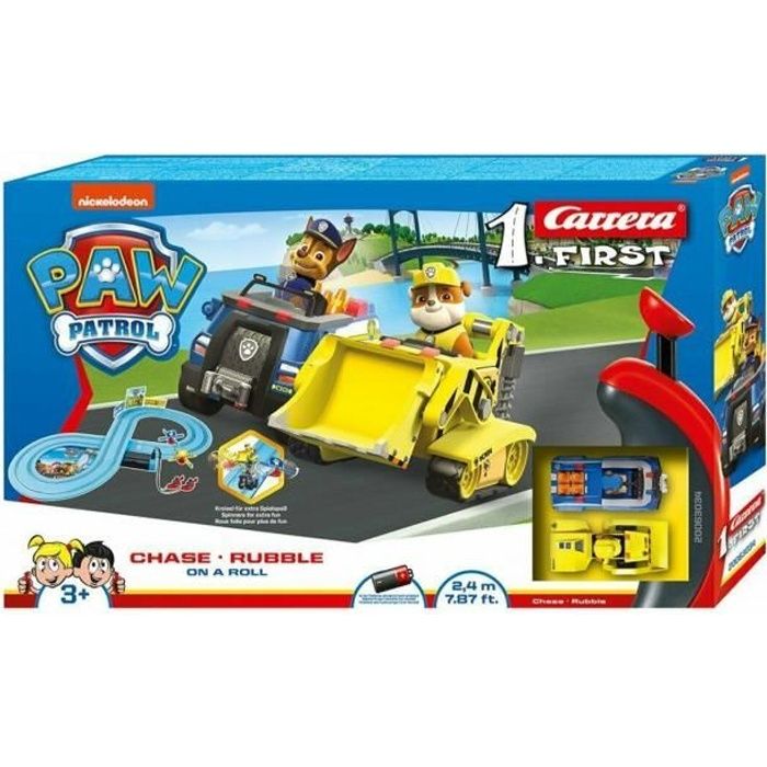 Carrera First PAT PATROUILLE - Circuit électrique On a Roll - L 2,4m -  Cdiscount Jeux - Jouets