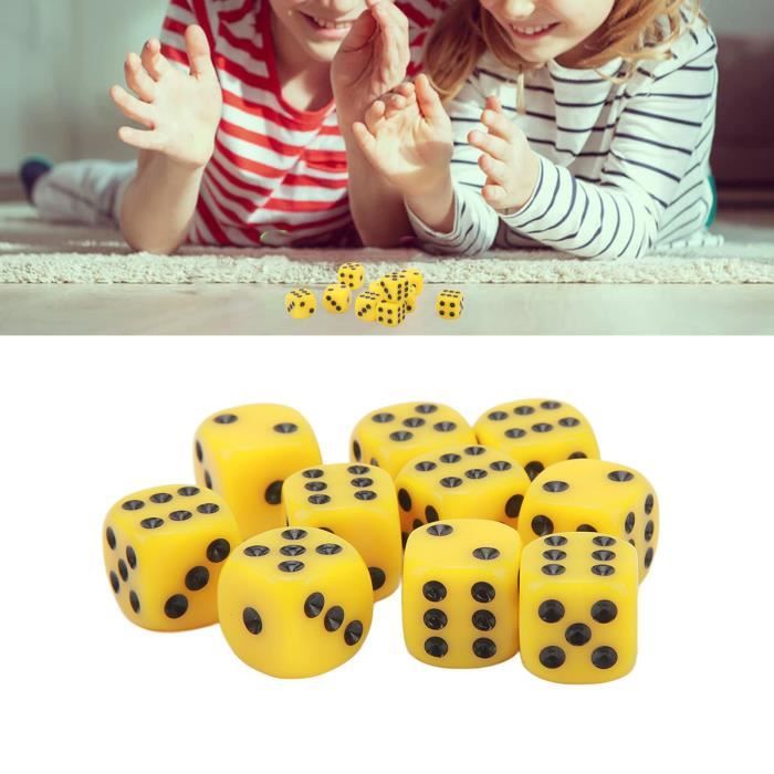30 Dés Multicolores 22 Mm - D6 Avec Bords Arrondis - Pour Jeux, École Et Maths - Sac De Rangement Inclus - 2